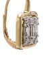 Mindi Mond Yellow Gold Clarity Framed Drop Diamond Earrings