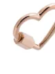 Marla Aaron 14k rose gold baby heart lock charm