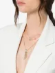 Image 2 of Mindi Mond Yellow Gold Clarity Five Stand Tassel Diamond Pendant Necklace