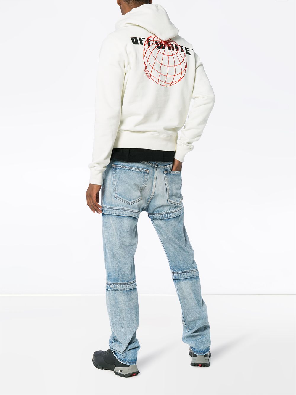 off white globe hoodie