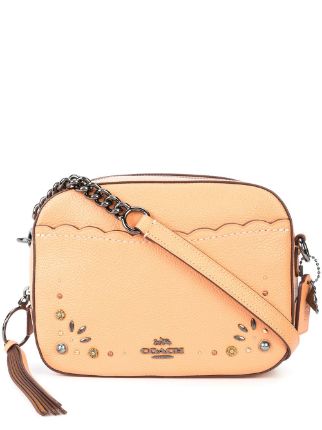 coach camera bag with rivets