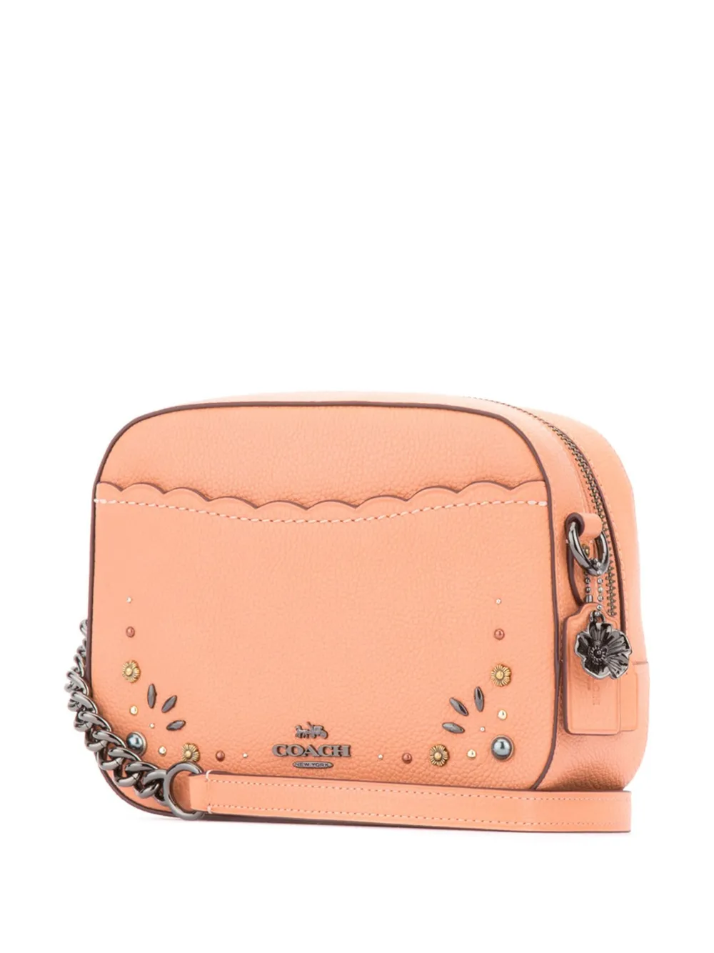 Coach rivet detail Camera Bag Pink FARFETCH UK