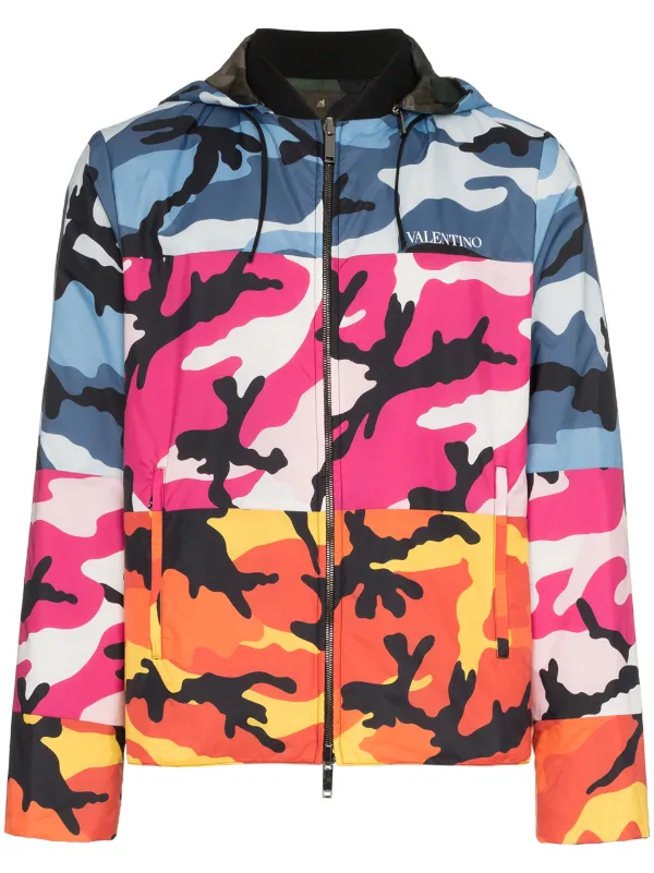 valentino camo hoodie