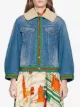 Gucci Denim jacket with shearling