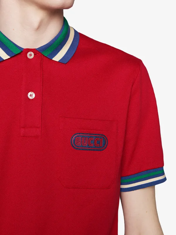 gucci polo red