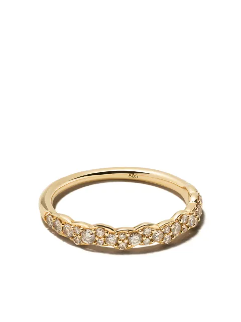 Astley Clarke 14kt gold Linia Interstellar ring 