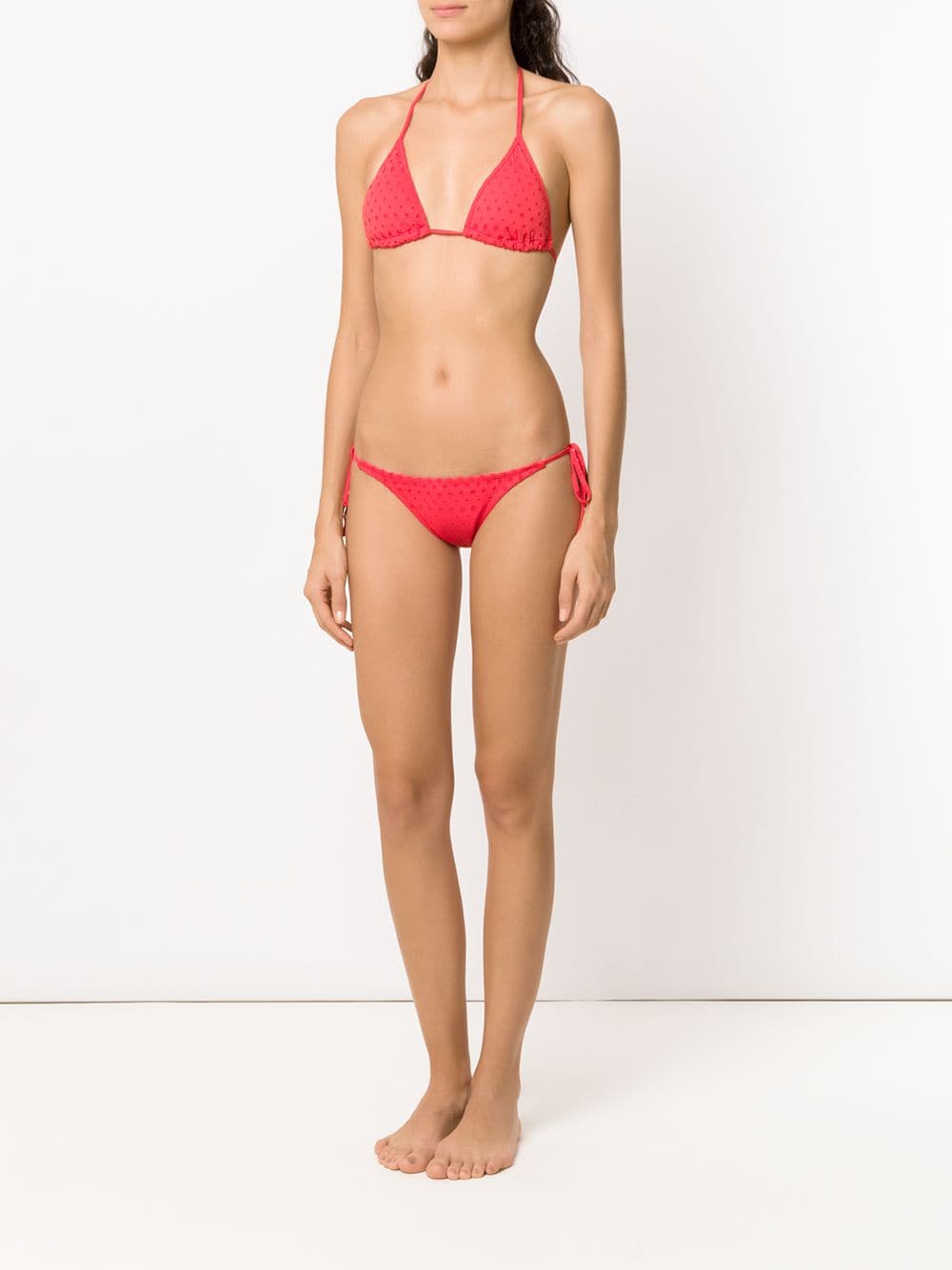 Amir Slama bikini-set met triangel-top - Rood