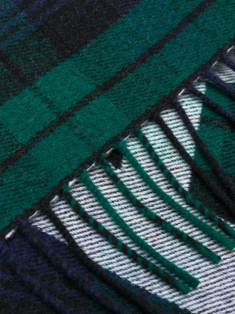 Balenciaga Logo Scarf In Green