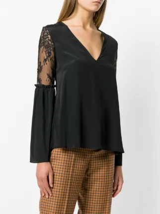 Lace Blouse Farfetch Jo Liu Panel PYqw5xz7F