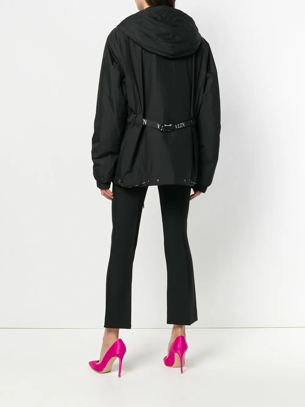 Valentino Garavani padded shell jacket Zwart