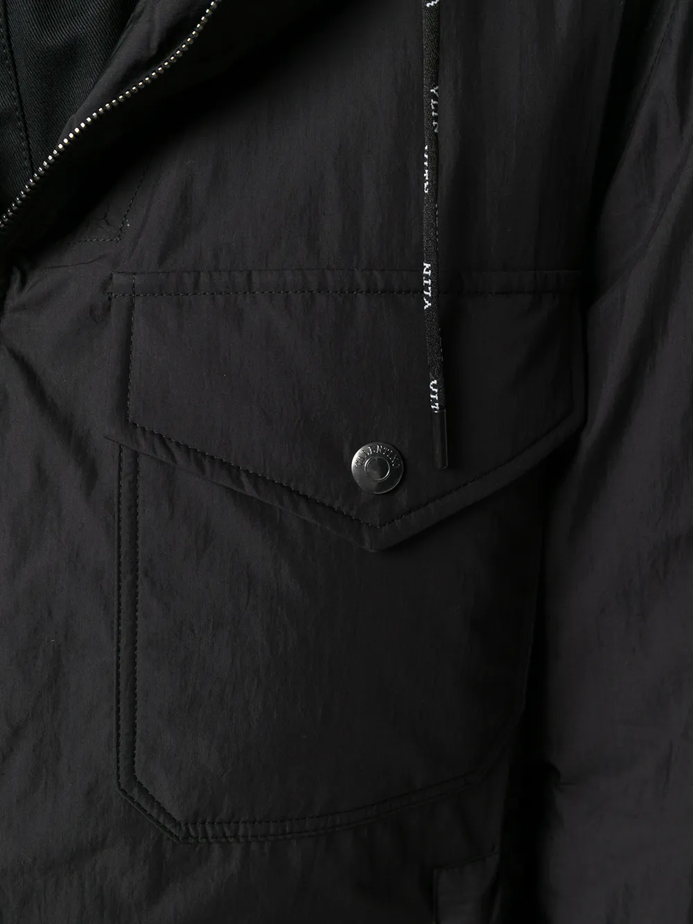 Valentino Garavani padded shell jacket Zwart