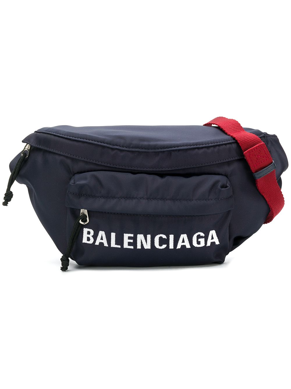 фото Balenciaga поясная сумка с принтом логотипа