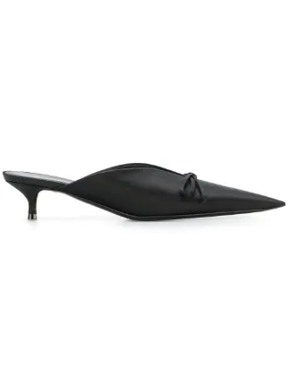 Balenciaga satin mules clearance