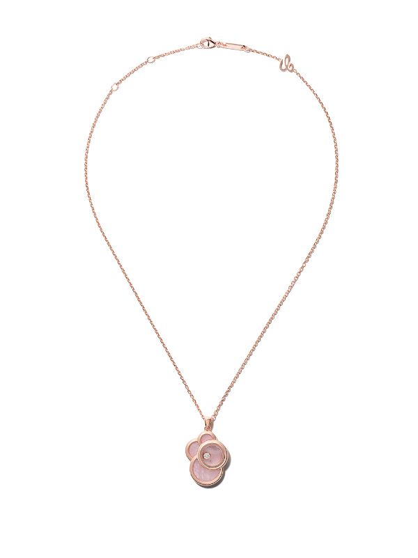 pink mother of pearl necklace