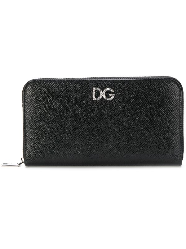 dolce gabbana zip around wallet