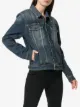 Saint Laurent denim jacket with rear logo print