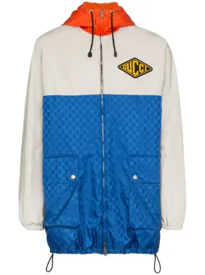 gucci windbreaker blue
