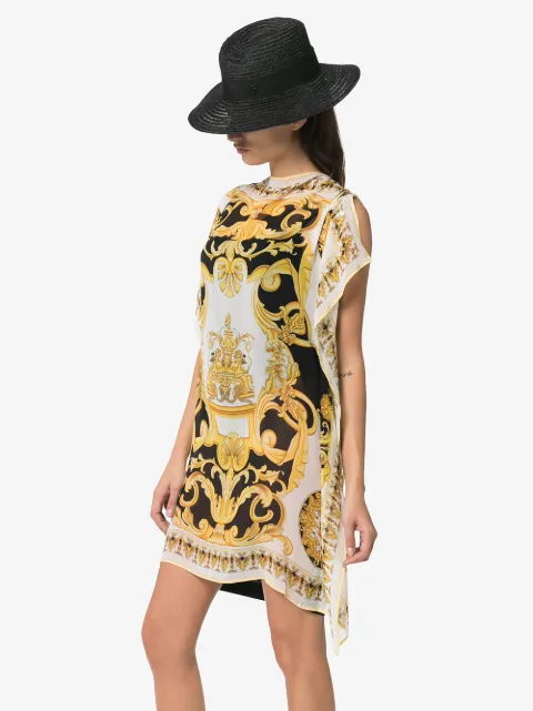 versace kaftan dress