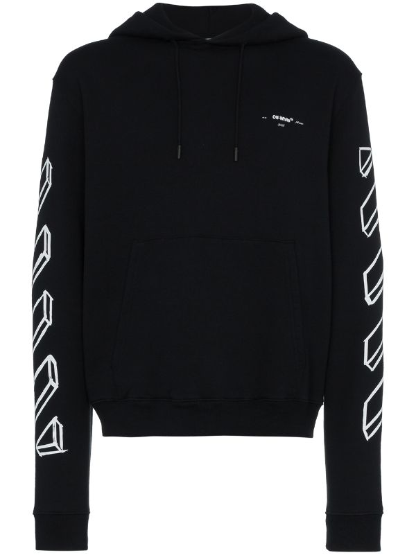 diagonal arrows hoodie