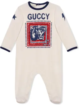 Tutina con stampa 'Guccy'