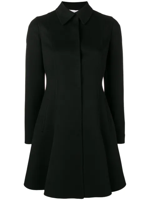 Valentino Garavani single-breasted flared coat