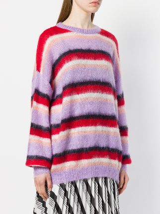 oversized striped sweater展示图