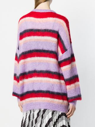 oversized striped sweater展示图