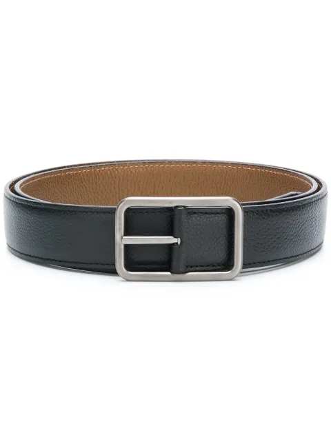 Lanvin pebbled leather belt