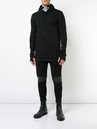 elongated longsleeved hoodie展示图