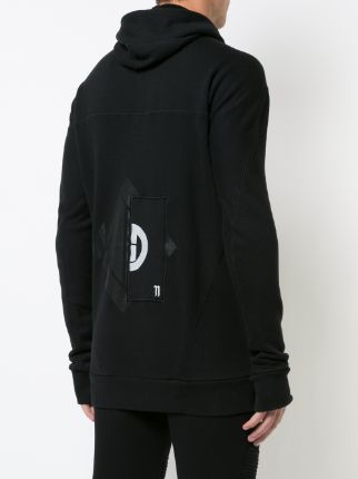 elongated longsleeved hoodie展示图