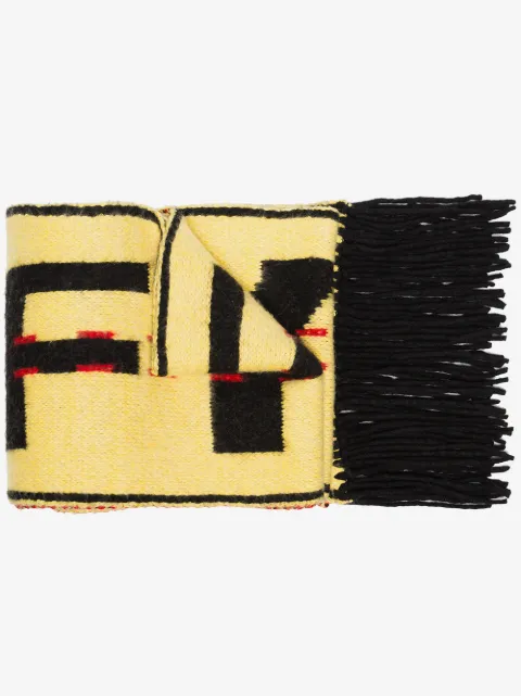 Off-White écharpe oversize à bords frangés