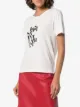 Saint Laurent 1974 logo print cotton short sleeve t shirt