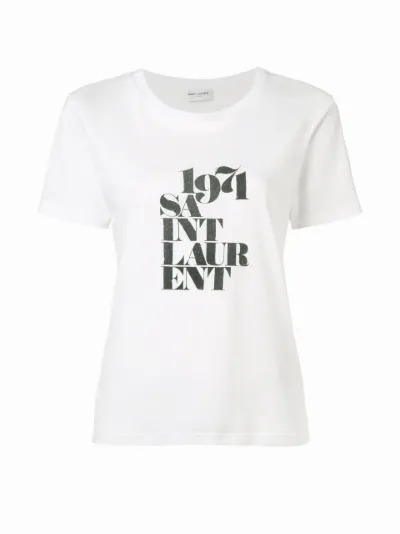 1974 saint laurent t shirt Clearance
