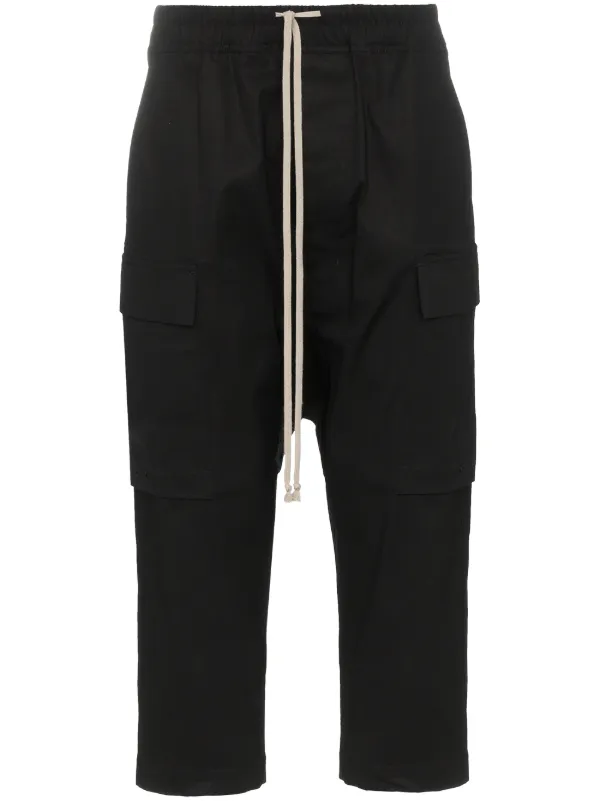 rick owens cropped cargo