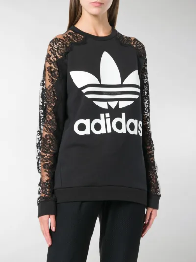 stella mccartney adidas lace sweatshirt
