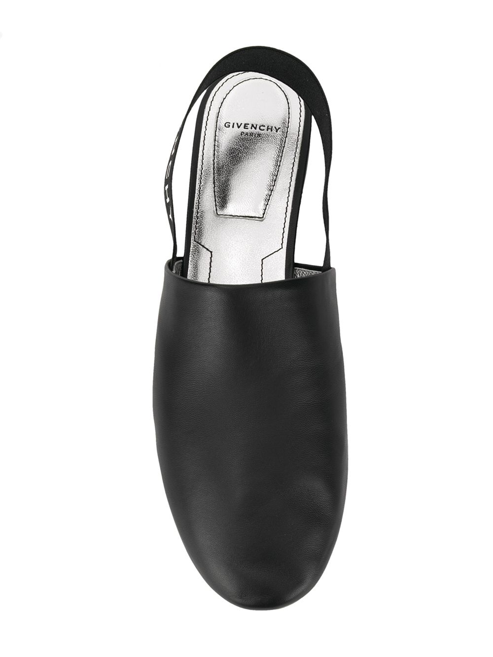 фото Givenchy туфли 'rivington' с открытой пяткой на плоской подошве