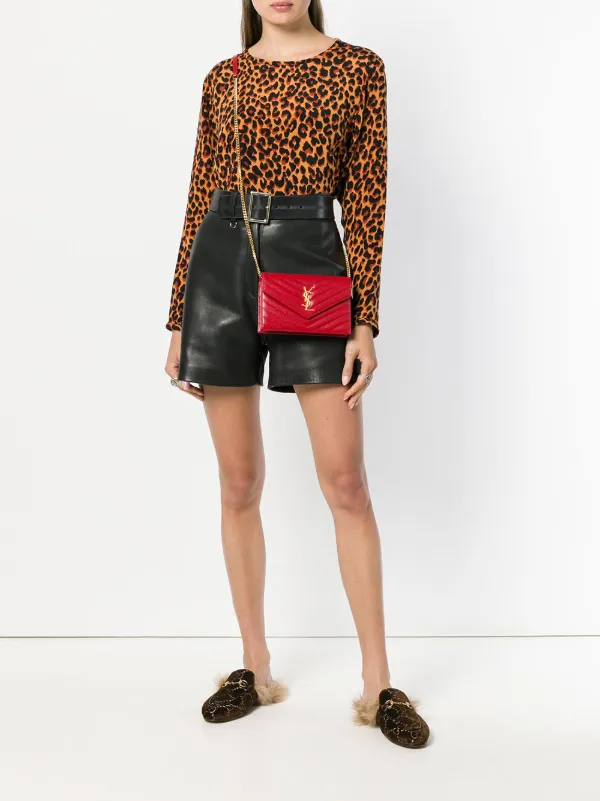 saint laurent envelope chain bag