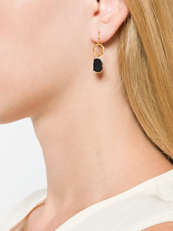 blue tiger eye earrings