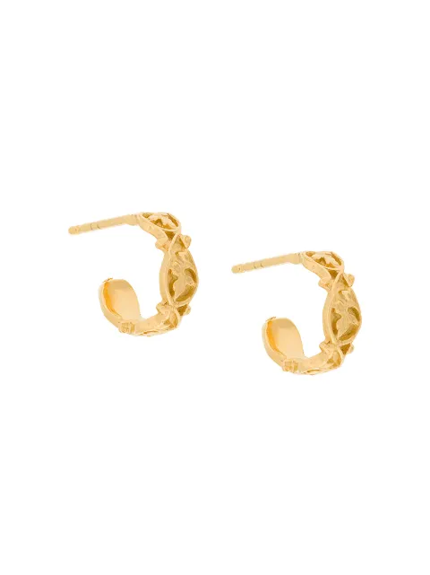 Wouters & Hendrix My Favourite cast ribbon hoop earrings