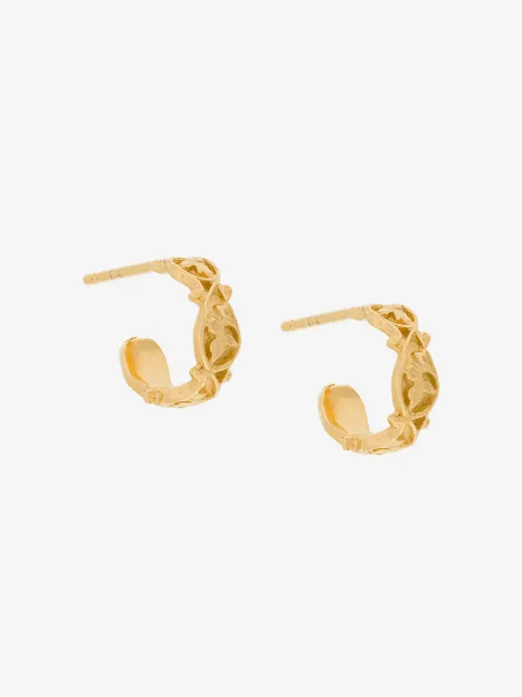 Wouters & Hendrix My Favourite cast ribbon hoop earrings
