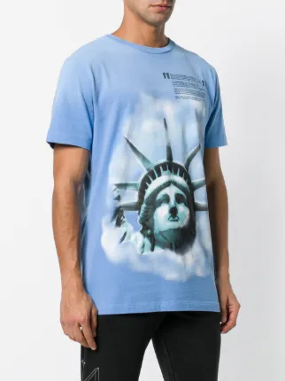 Statue of Liberty print T-shirt展示图