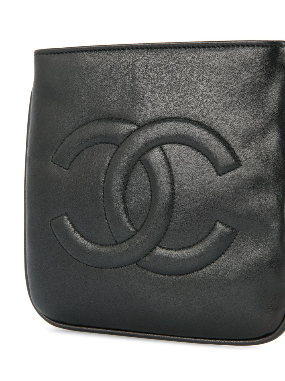 CHANEL square logo belt bag Women