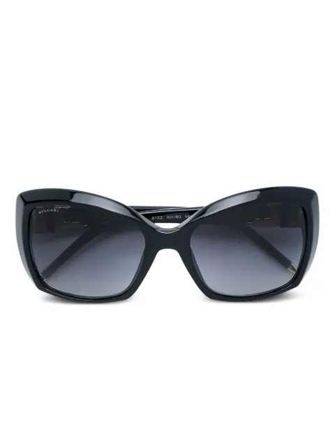 Bvlgari Pre-Owned 1990s embellished square-frame sunglasses