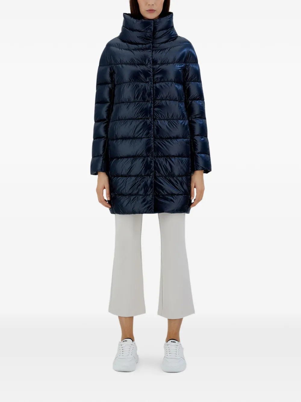  Herno Gesteppte Daunenjacke   Blau 
