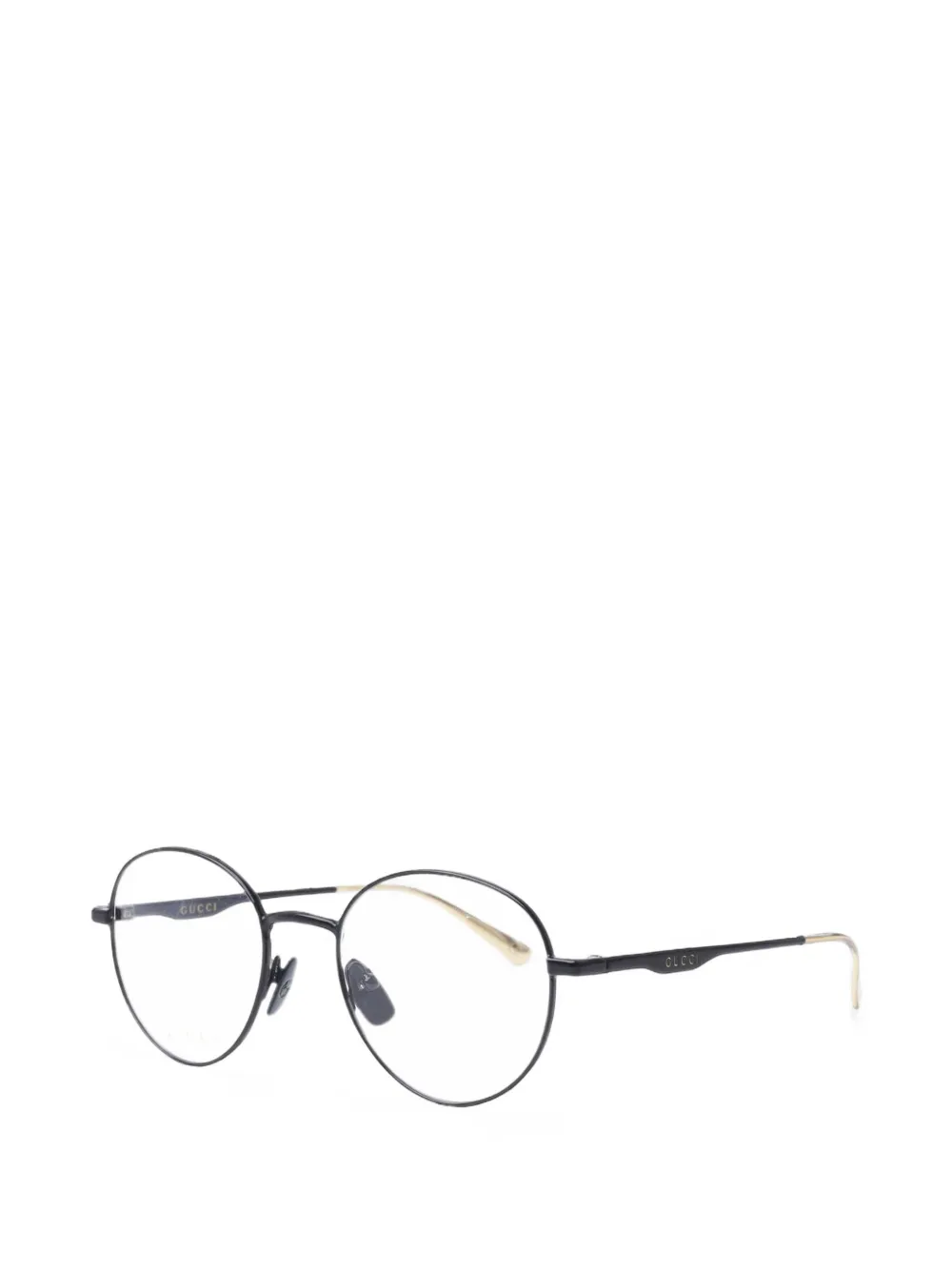 Gucci Eyewear round frame glasses Zwart