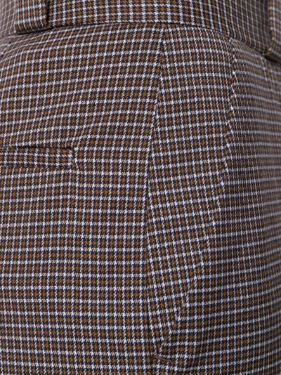 masculine wide-leg trousers brown | MODES