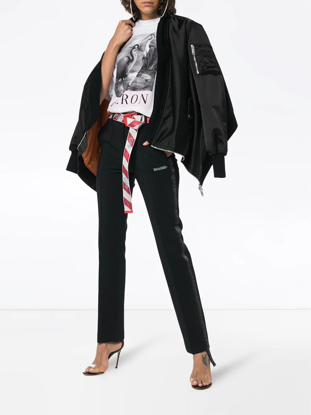  Heron Preston T Shirt Mit Logo Print   Weiß 