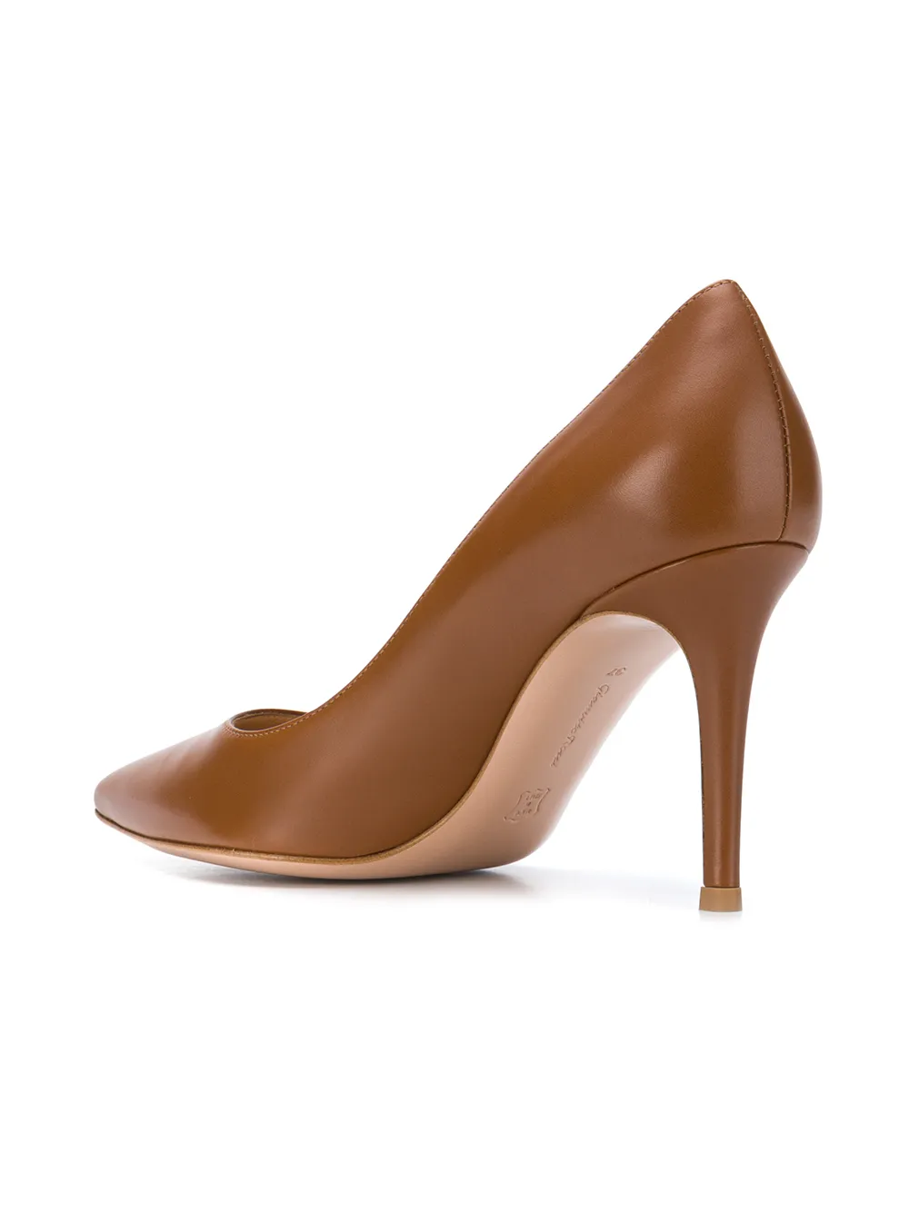 Gianvito Rossi classic pointed pumps Brown