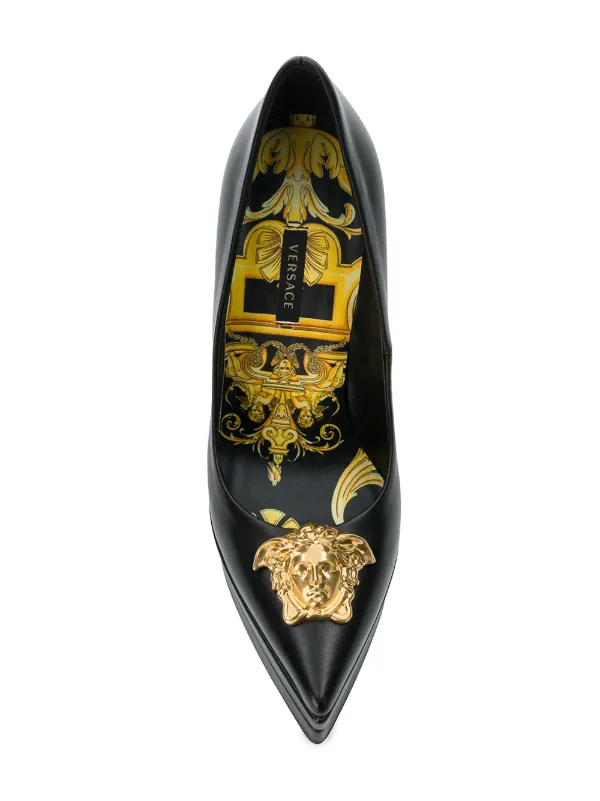 versace medusa platform pumps