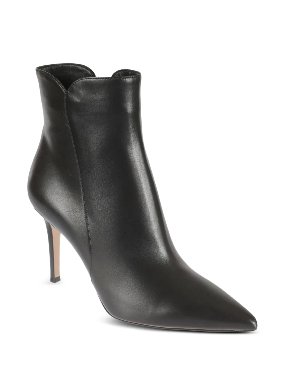 Levy leather ankle boots